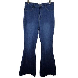Swank A Posh Women's Jeans Size 2X Blue Flare Bootcut Denim Jean Pants